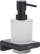 Диспенсер для рідкого мила hansgrohe AddStoris 41745670 чорний матовий 41745670 фото 1