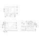 SOLO Rectangular унітаз підвісний, сидіння тверде Slim slow-closing 51*35,5*33 см 13-55-111 фото 2