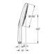 RAINSHOWER Smartactive 150 ручний душ, 3 режими струменя 26553000 фото 2