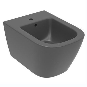 SOLO біде підвісне 53,5*36*29 см, колір антрацит мат 13-55-112Grey фото