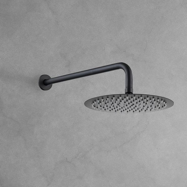 Душова система внутрішнього монтажу з виливом чорна Nett TSB-99 111621 фото