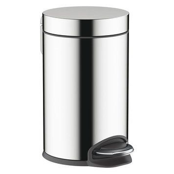 Відро для сміття hansgrohe AddStoris 41775000 з педаллю, хром 41775000 фото