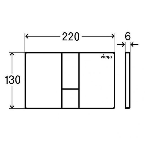 Prevista панель змивання для унітазів Visign for Style 24 (насичений чорний) 773304 фото
